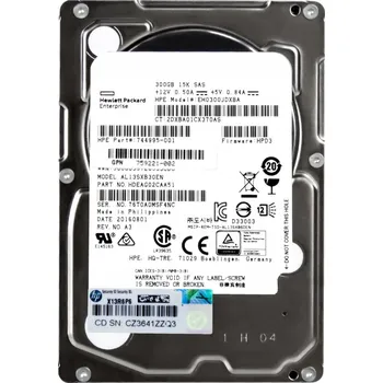 Interní pevný disk HP 300GB 759546 744995-001 15K SAS-3 EH0300JDXBA