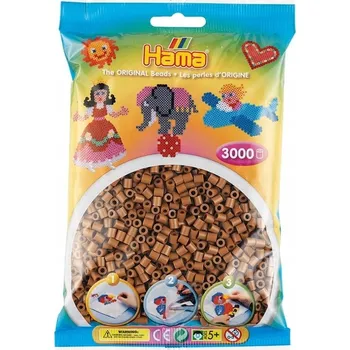 Dětské navlékací korálky Korálky Hama Midi 207-76 nugát 3000 ks