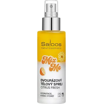 Tělový olej Saloos Dvoufázový tělový sprej Citrus Fresh, 100ml