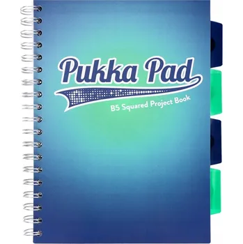 Sešit Sešit B5 s linkami školní výbava školní doplňky pomůcky do školy Pukka Pad ZÁPISNÍKY Kroužkový sešit B5 se spirálou, linkovaný, 100 listů