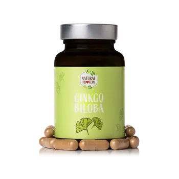 Přípravek na podporu paměti a spánku NaturalProtein Ginkgo Biloba 200 kapslí