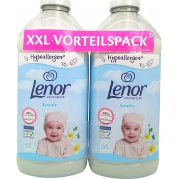 Aviváž Lenor Sensitive (bílý) tekutá aviváž 2 x 1,7 l (2 x 68 dávek) 136 dávek. DE