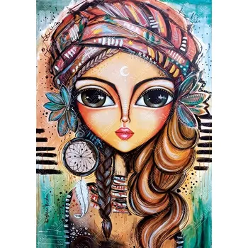 Puzzle Puzzle snědá kráska 1000 dílků MAGNOLIA