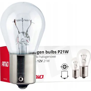 Autožárovka Autožárovky Amio P21W 21 W 01491 10 ks
