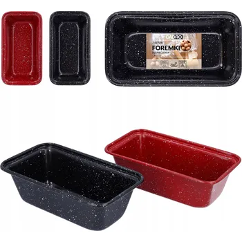 Forma na pečení Forma na pečení chleba, bábovky, mini forma na biskupský chlebíček 15,5 x 8,5 cm, sada 2 kusů