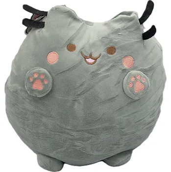 plyšák Plyšák ŠEDO-ZELENÁ Kočka – 30 cm Měkké Roztomilosti s Charakterem!