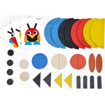 Obraz DŘEVĚNÁ MOZAIKA 30 DÍLKŮ