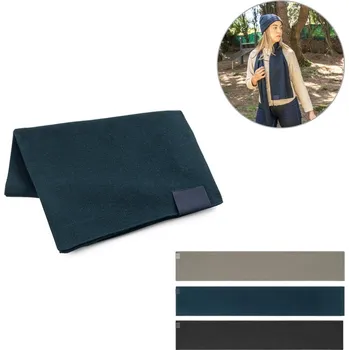 Šála SERENITY. Šála z recyklovaného polyesteru (100% rPET) s prošitým detailem pro personalizaci bez potisku bez potisku 1 bez potisku