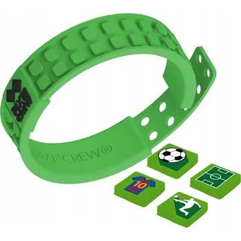 Náramek Nastavitelný náramek Pixie Crew, zelená/červená