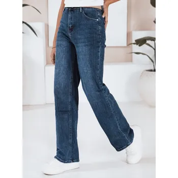Dámské džíny Džíny dámské wide leg UY2782 Barva: Tmavě Modrá, Velikost: XS/34