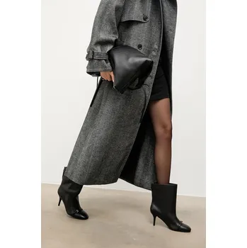 Dámské kozačky Kožené kotníkové boty Answear.LAB V2161C-05-1 černá 99X, EUR 39