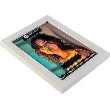 Obraz Rámeček 10x15 bílý sklo moderní klasický Ertom Vídeň