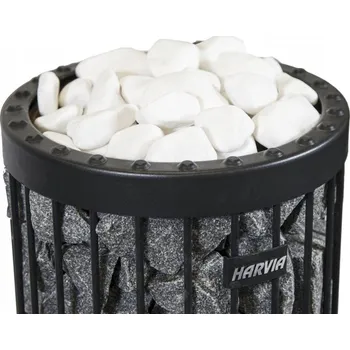 Dekorativní saunové kameny HARVIA, vel. 5-10 cm, 10kg, bílé