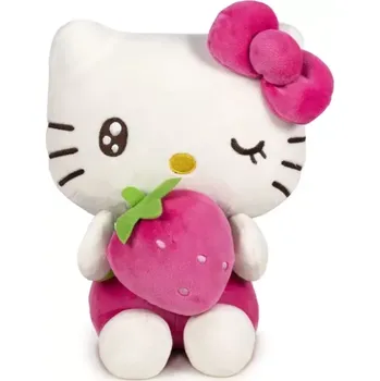 plyšák hello kitty plyšová hračka jahoda 20 cm