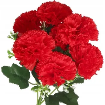 umělá květina Umělé květy rostliny kytice větvičky karafiát karafiáty 31 cm