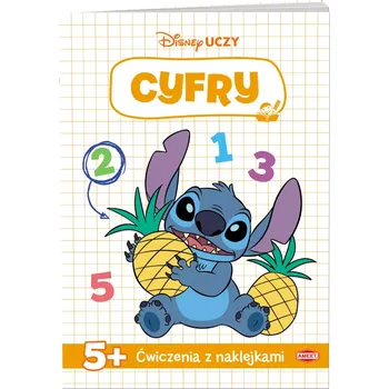 omalovánky Disney Učí: Stitch – cvičení se samolepkami: čísla