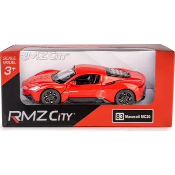 autíčko Kovový model auta MASERATI MC20 1:37 s otevíracími dveřmi a pull-back pohonem