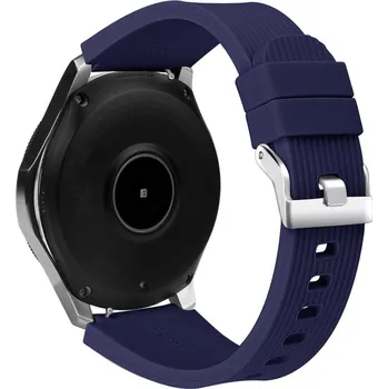 Řemínek na hodinky Silikonový řemínek tmavě modrý 22 mm