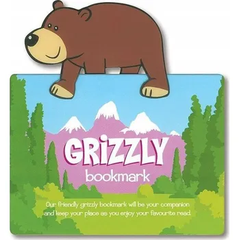 Záložka Záložka do knihy se zvířátkem - Medvěd Grizzly