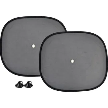 Stínítko do auta 01537 Boční sluneční clony, 2 kusy, černé