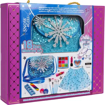 Dětská kuchyňka Dětská sada na líčení s ledovou modrou sukýnkou