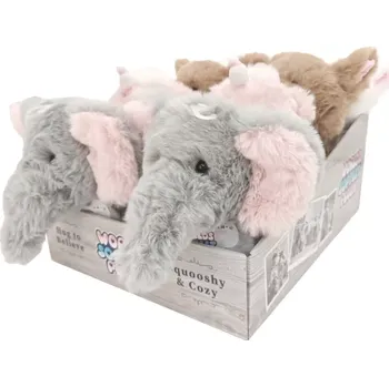 plyšák Plyšový slon šedý 27 cm