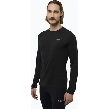 Pánské termo tričko longsleeve Jack Wolfskin Infinite Warm black