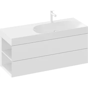 Koupelnový nábytek Ravak Lite skříňka 120x45x43 cm pod umyvadlo závěsná bílá X000001879