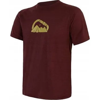 Pánské tričko Sensor Tričko Merino Air PT Summit pánské krátké červené L