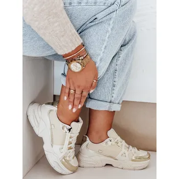 Dámské tenisky Dámské tenisky ZY1016 Barva: Béžová, Velikost: 40