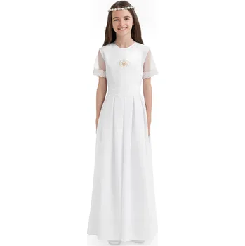 Dívčí šaty Šaty - alba ke svatému přijímání pro dívku - vel. 152