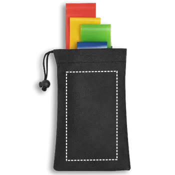 BURPEE. Sada elastických pásů s netkaným sáčkem Digitální Transfer (max. 13 barev, 80 x 140mm) 13 barev 2000 Přední