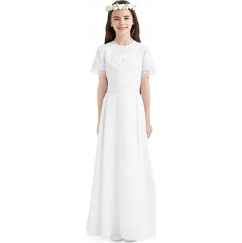Dívčí šaty Šaty - alba pro první svaté přijímání pro dívku - vel. 158