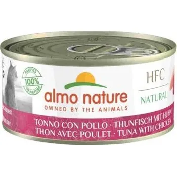 Krmivo pro kočku Almo Nature HFC Natural Tuňák a Kuře pro Kočky 150g