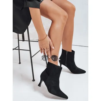 Dámské kozačky Dámské semišové kozačky ZY1165 Barva: Černá, Velikost: 37