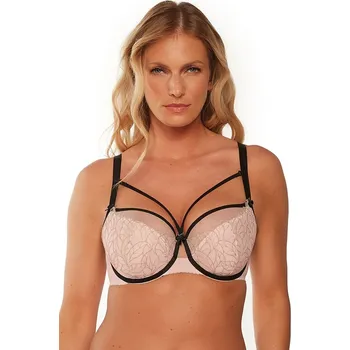 Podprsenka Gaia Leonia podprsenka perlově-černá s drátky, 90D i510_51154526094