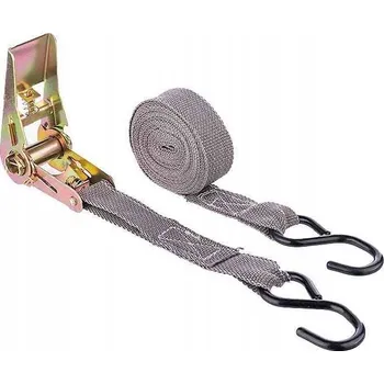 Upínací popruh 3x PŘEPRAVNÍ POPRUH S NAPÍNÁKEM PRO UPEVNĚNÍ NÁKLADU 25 MM X 4,5 M, 350 KG