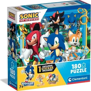 Puzzle Puzzle CLEMENTONI Sonic ježek 180 dílků