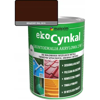 barva na zeď Barva univerzální 2v1 EKOCYNKAL 10L RAL 8016