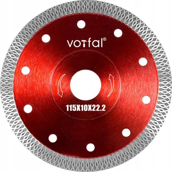 Řezný kotouč Diamantový řezný kotouč Vorfal V04073 115x22,2 mm