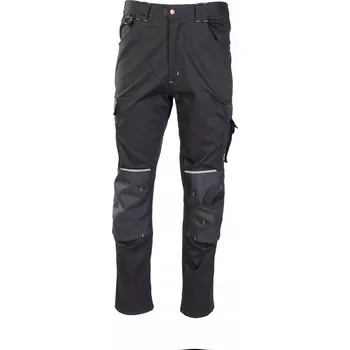 Pracovní obuv Pracovní kalhoty do pasu SEVEN KINGS elastické DRIVE černé vel. 58