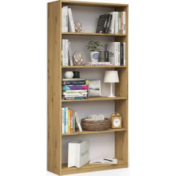 Knihovna Regál TopEshop 80 x 30 x 182 cm dub