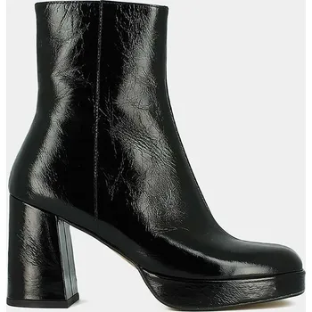 Dámské kozačky Kožené kotníkové boty Jonak VORIS CUIR BRILLANT 3300088 černá 99X, EUR 40