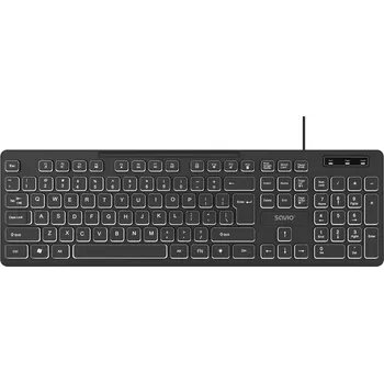 Klávesnice Drátová podsvícená klávesnice LED KB-04