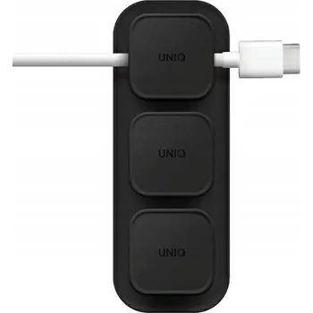UNIQ DRŽÁK ORGANIZÉR NA KABELY SAMOLEPICÍ MAGNETICKÝ Černý