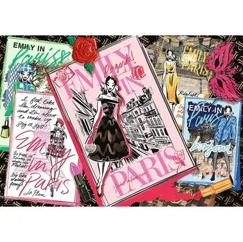 Puzzle TREFL Emily in Paris Magazín módy 1000 dílků