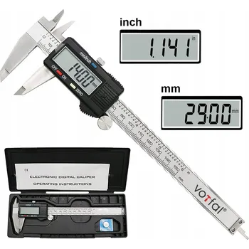 Posuvné měřítko Elektronické posuvné měřítko Vorfal 150 mm