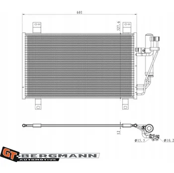 Výparník klimatizace GT-Bergmann GT11-079 Kondenzátor klimatizace, chladič klimatizace