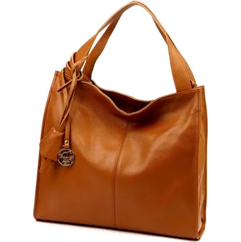 Kožená kabelka Gregorio hnědá KZ2255469