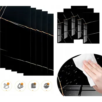 Samolepící dekorace 10X SAMOLEPKY NA OBKLADY, SAMOLEPICÍ OBKLADY S EFEKTEM MARMORU 30 X 60 CM